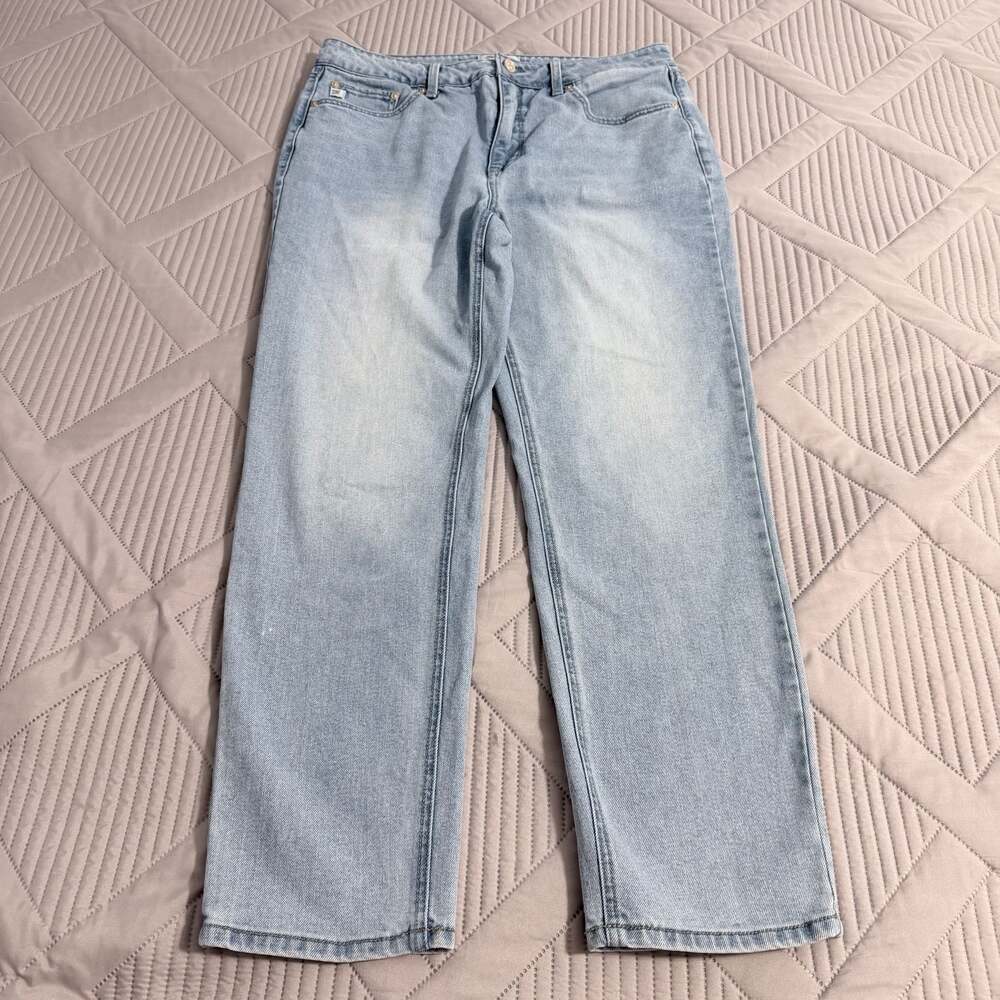 Seven7 Premium Brand Key West Light Wash Straight Leg Jeans Size 12